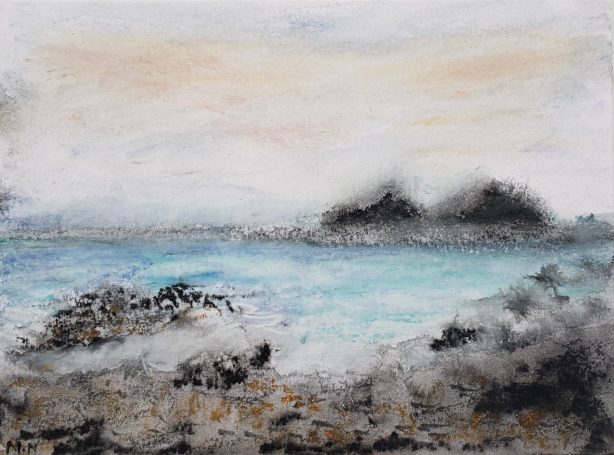 Brisons, Cornwall, Coast, Abstract seascape, transitional art